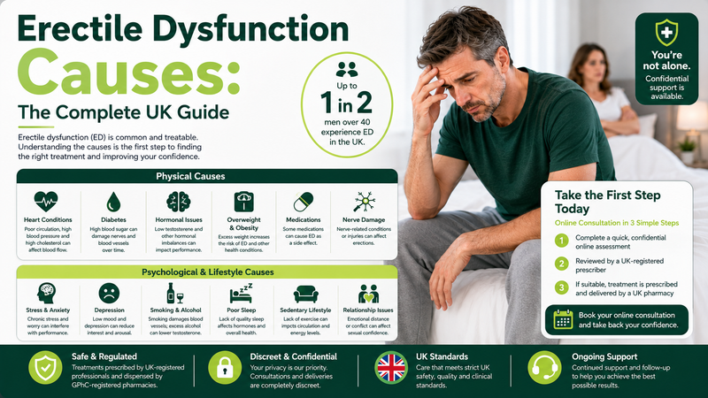 Erectile Dysfunction Causes: The Complete UK Guide