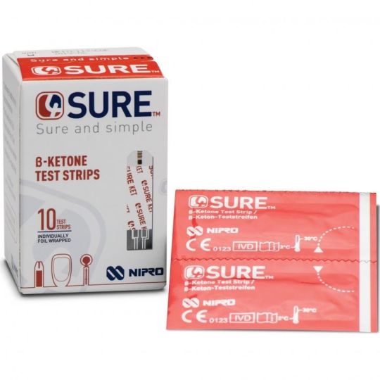 4Sure β-Ketone Test Strips - 10 Pack