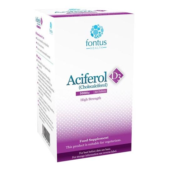 Aciferol D3 5000iu Tablets - 60 Pack