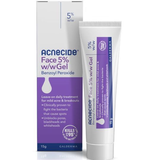 Acnecide Face 5% w/w Gel Spot Treatment - 15g