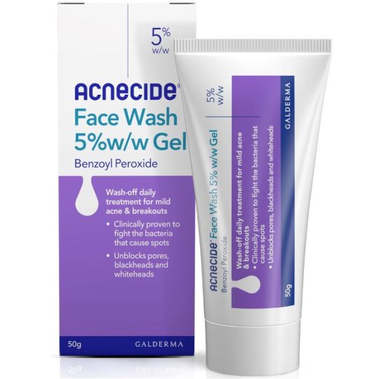 Acnecide Face Wash 5% w/w Gel - 50g