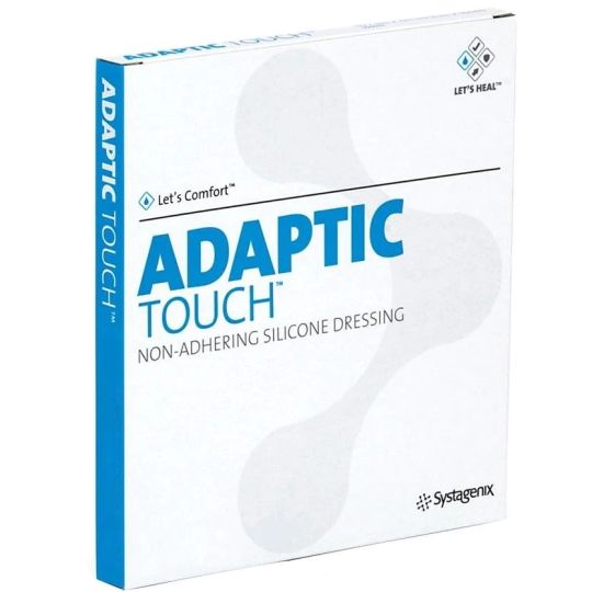 Adaptic Touch Non-Adhering Silicone Dressing 20cm x 32cm – 5 Pack
