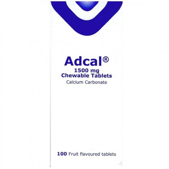 Adcal 1500mg Chewable Tablets – 100 Pack