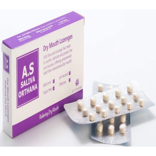 A.S Saliva Orthana Oral Moisturising Lozenges - 30 Pack