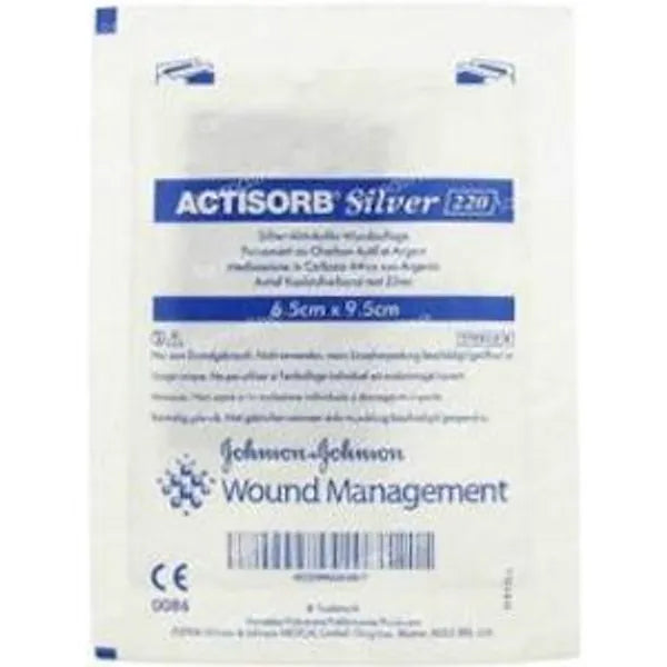 Actisorb Silver Dressing – 9.5cm x 6.5cm