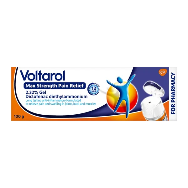 Voltarol Max Strength Pain Relief 12 Hour Gel - 100g