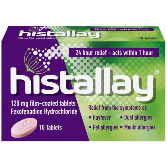 Histallay 120mg Film-Coated Tablets - 10 Pack