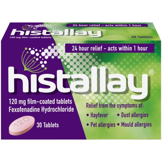 Histallay 120mg Film-Coated Tablets - 30 Pack