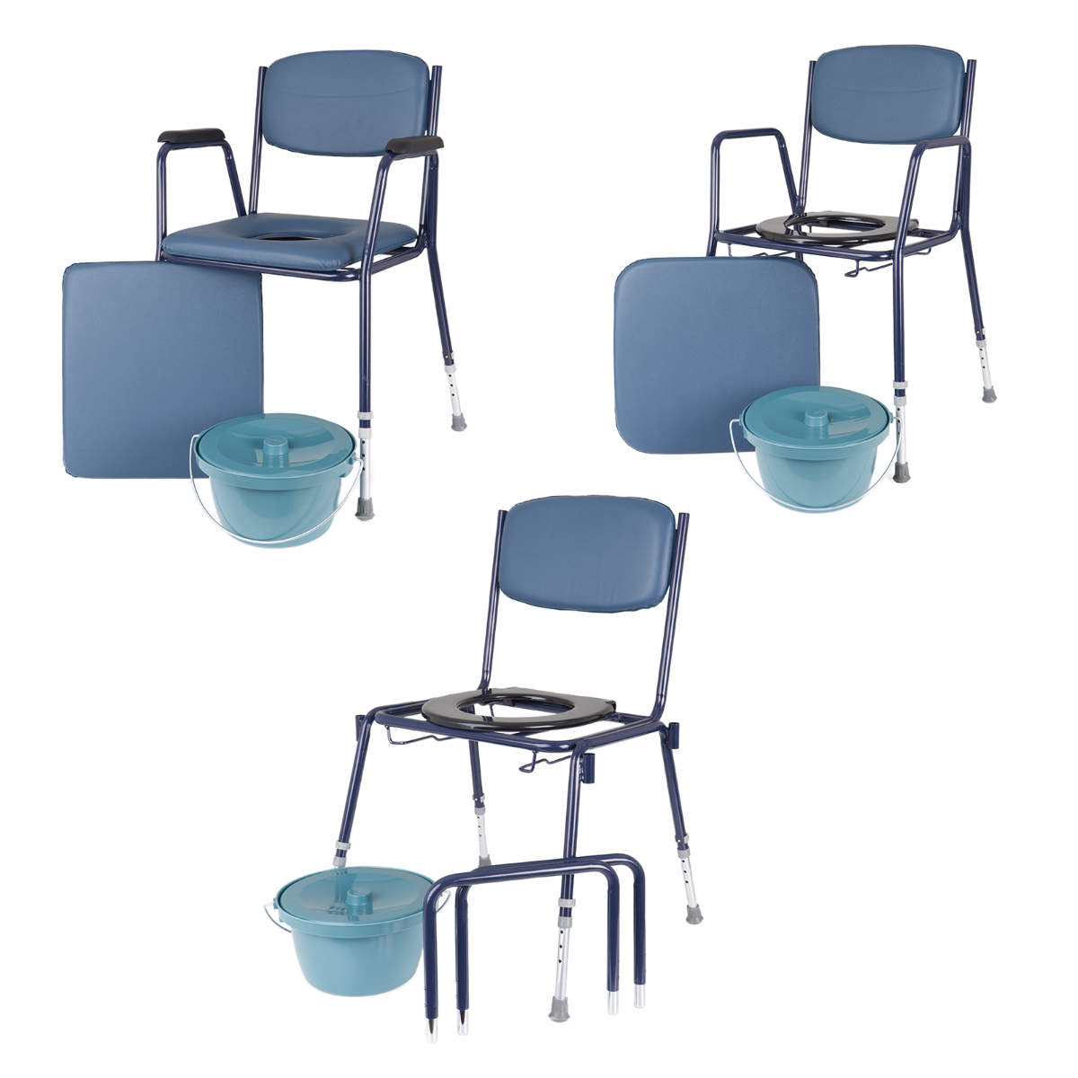 Adjustable Height Commode