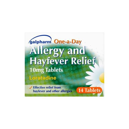 Galpharm One-a-Day Allergy and Hayfever Relief 10mg Tablets - 14 Pack