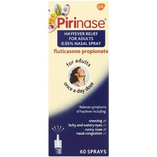 Pirinase Hayfever Relief for Adults 0.05% Nasal Spray - 60 Sprays