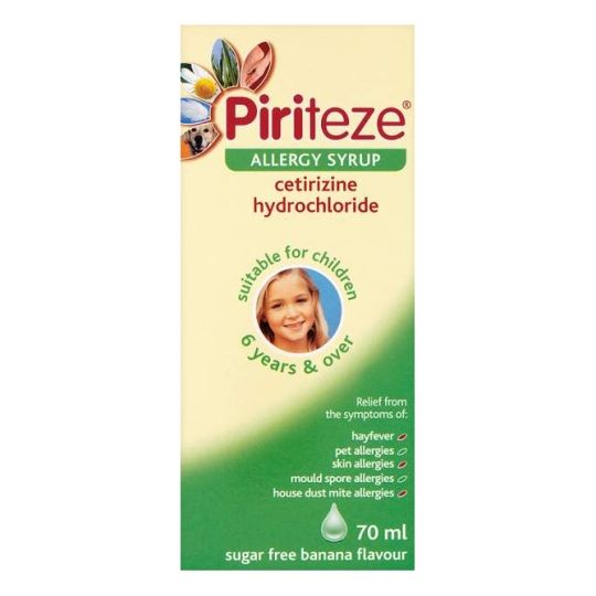 Piriteze Allergy Syrup - 70ml