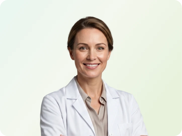 A clinician ready to review an online consultation