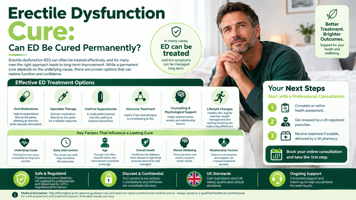 Erectile Dysfunction Cure: Can ED Be Cured Permanently?