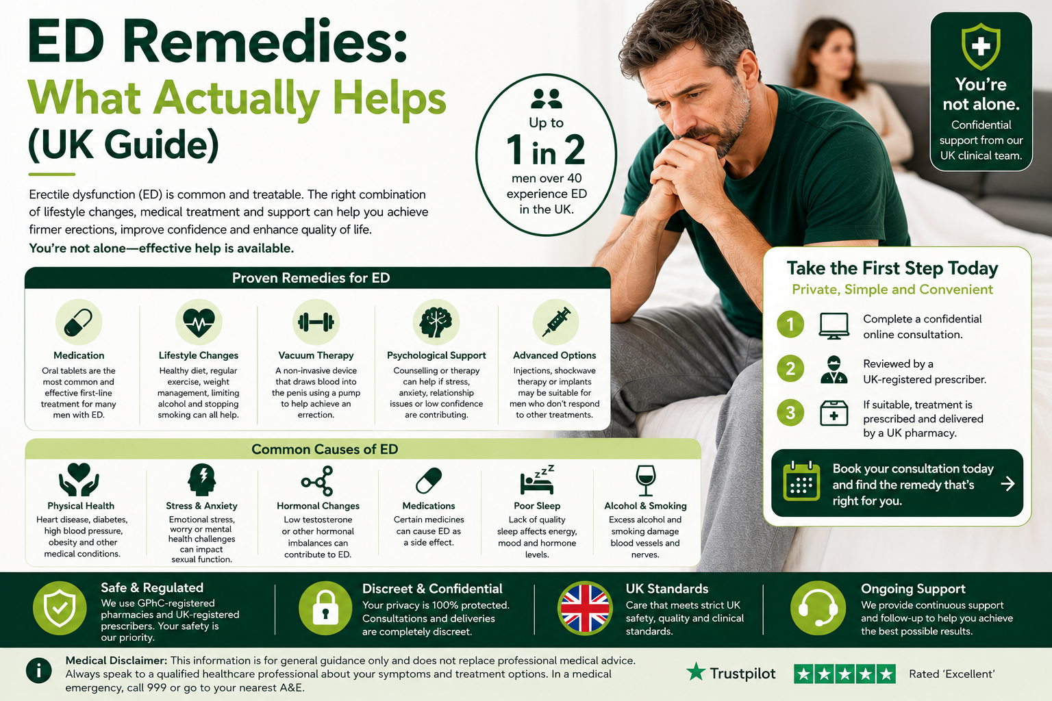 ED Remedies: What Actually Helps (UK Guide)