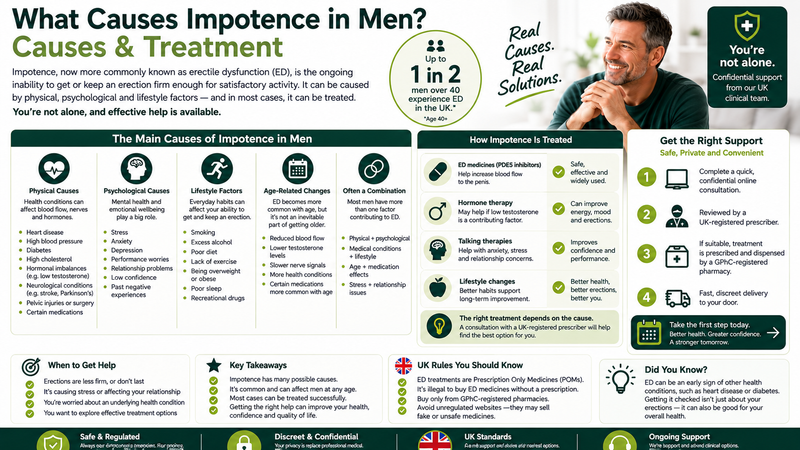 What Causes Impotence in Men? Causes & Treatment