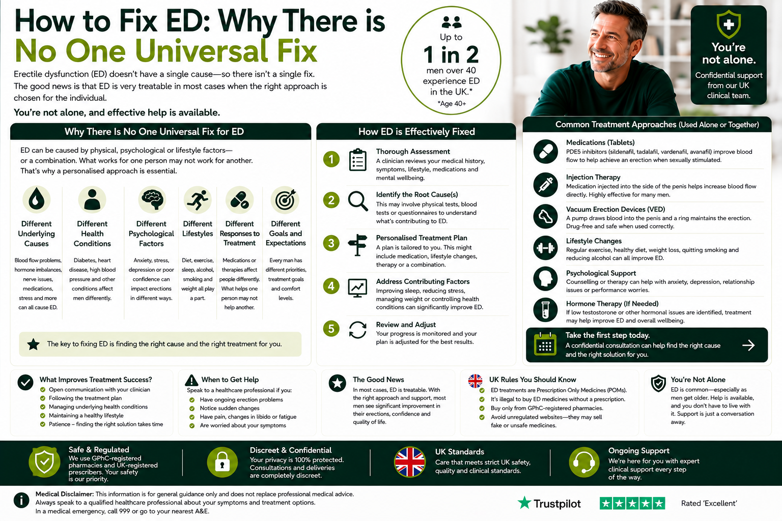 How to Fix ED: Why There is No One Universal Fix