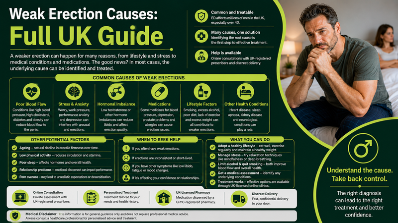 Weak Erection Causes: Full UK Guide