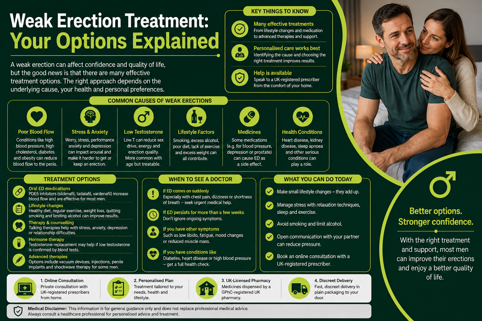 What Is the Treatment for a Weak Erection? A Complete Guide