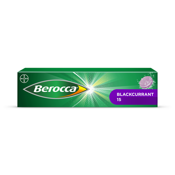 Berocca Effervescent Tablets Blackcurrant – 15 Pack