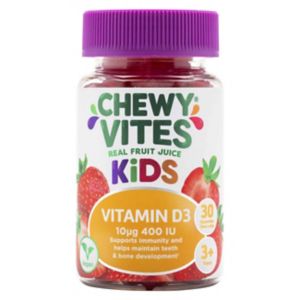 Chewy Vites Kids Vitamin D Gummies – 30 Pack