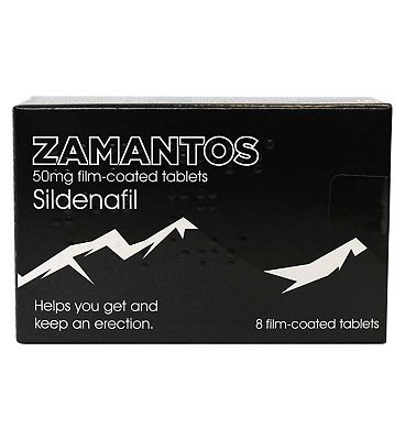 Zamantos FC Tablets 50mg Sildenafil - 8 Pack