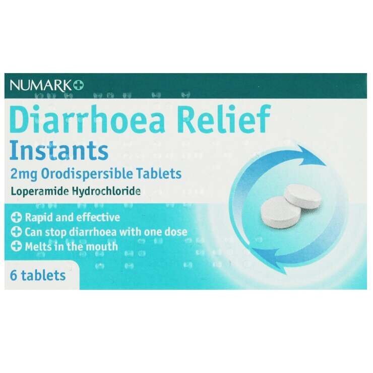 Numark Diarrhoea Relief Instants Tablets – 6 Pack