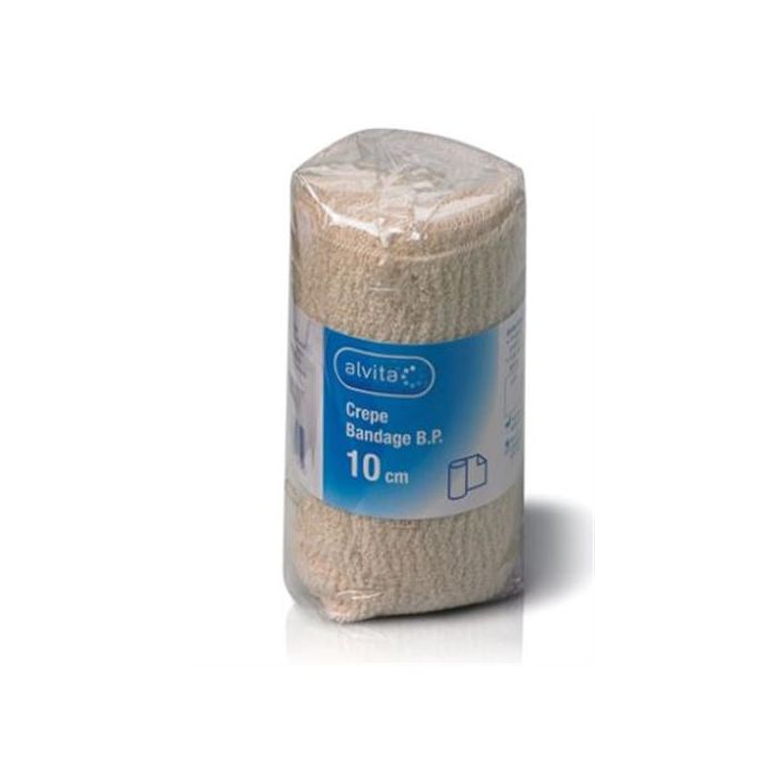 Alvita Cotton Crepe Bandage 10 cm × 4.5 m