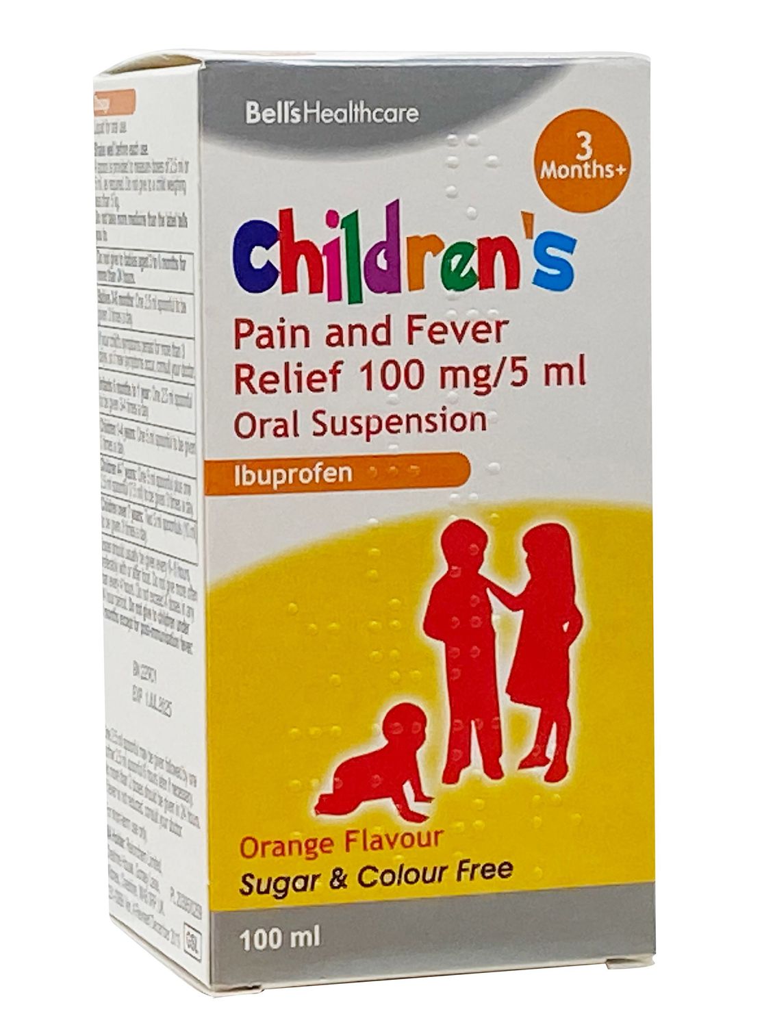 Bells Child Ibuprofen Suspension 100 mg/5 ml – 200 ml