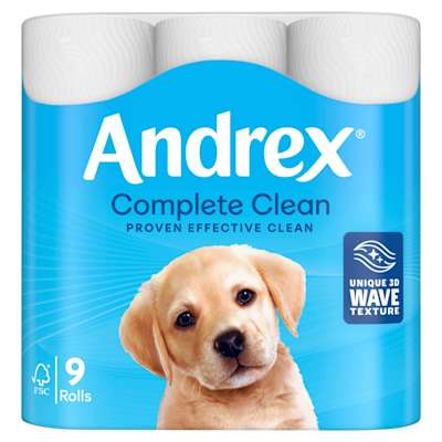 Andrex Toilet Roll Classic Clean 9 Rolls