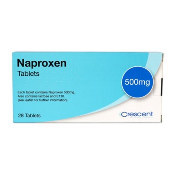 Naproxen 500mg - 28 Tablets