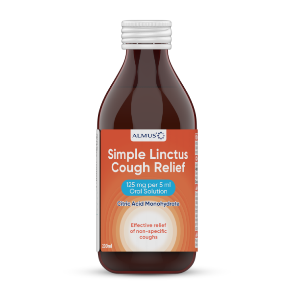 Almus Simple Cough Relief Oral Solution 125 mg/5 ml – 200 ml