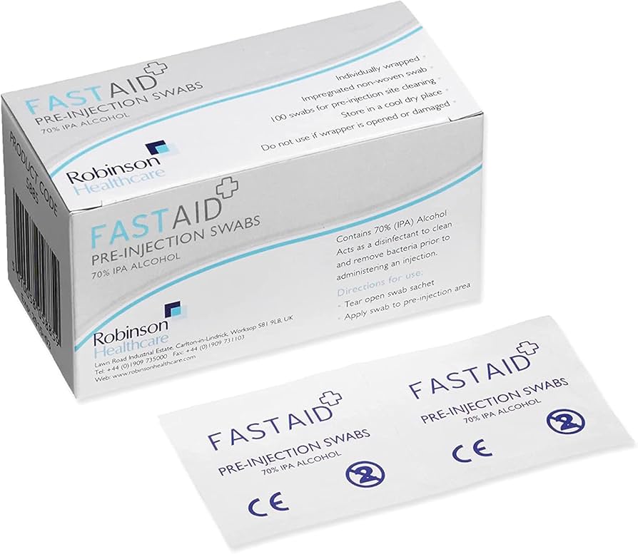 Alcohol Swabs - 100 Pack