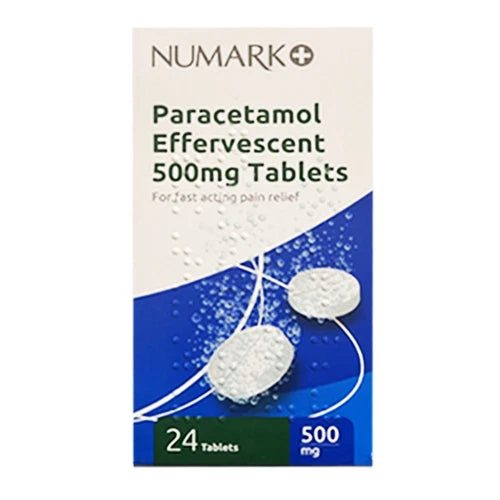 Numark Paracetamol Effervescent Tablets 500mg - 24 Pack