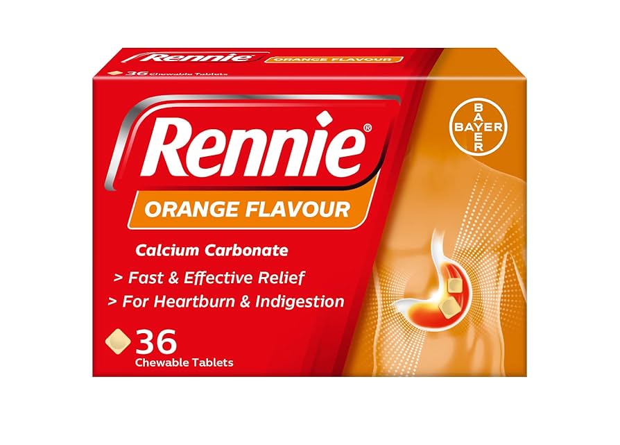 Rennie Indigestion Tablets Orange