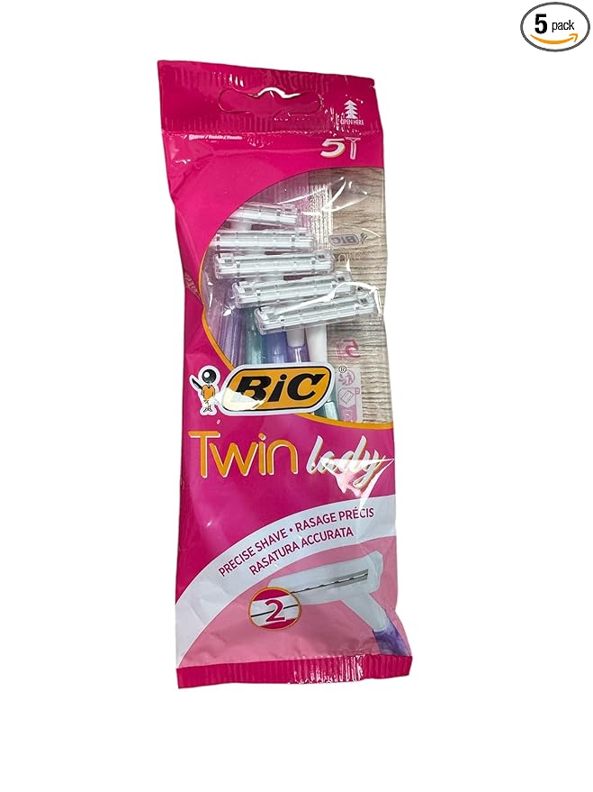 Bic Twin Lady Razors - 5 Pack