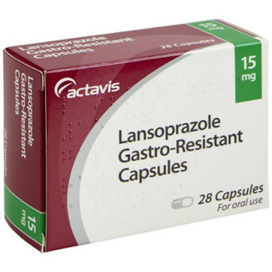 Lansoprazole 15mg - 28 Capsules
