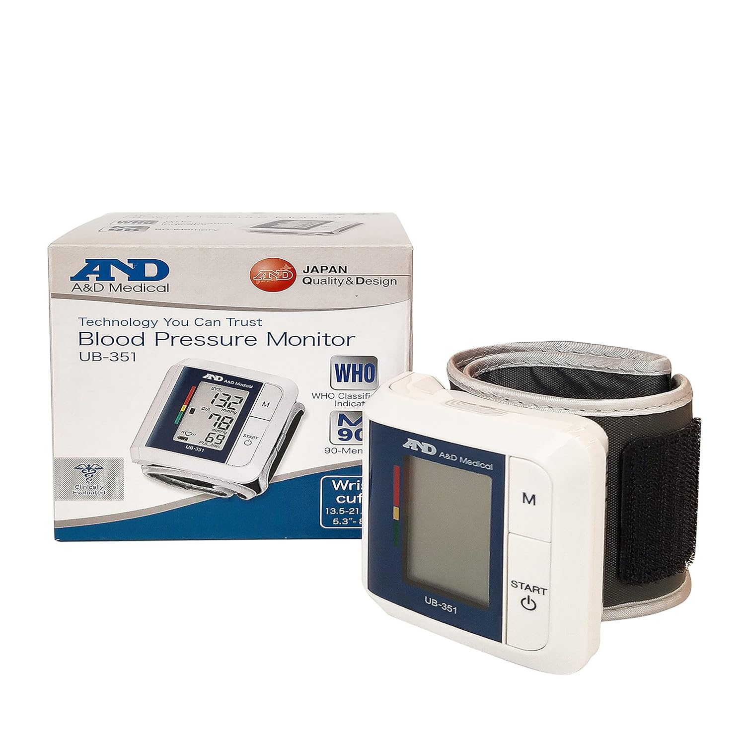 A&D Medical Wrist Blood Pressure Monitor