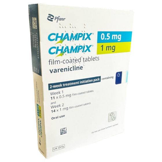Champix Starter Pack 0.5mg & 1mg - 25 Tablets