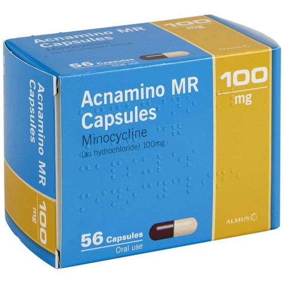 Minocycline 100mg MR - 56 Capsules