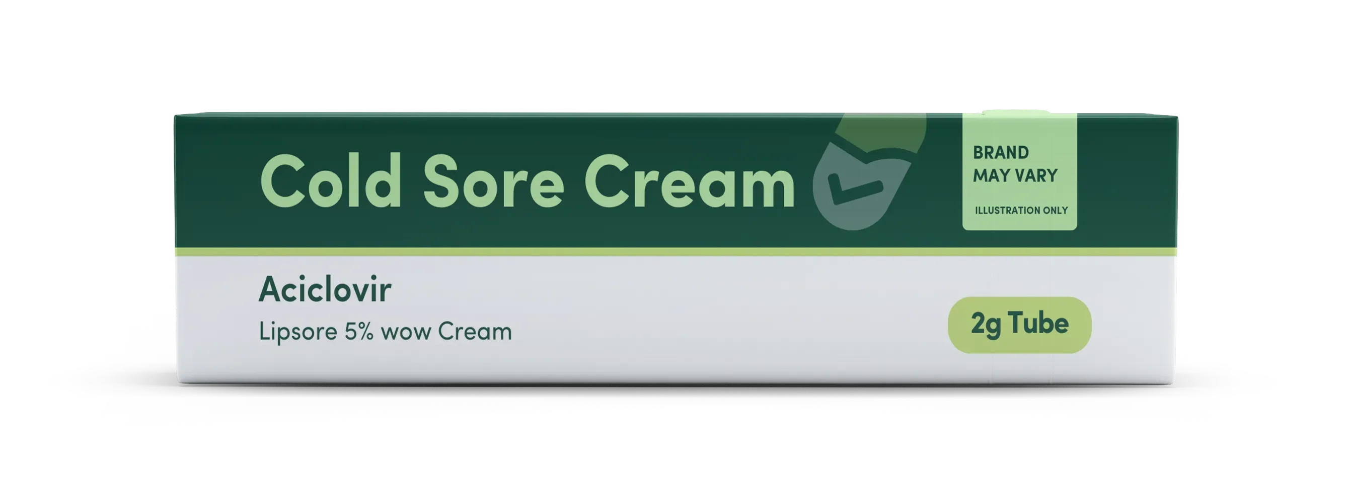 Aciclovir Cold Sore Cream 5% - 2g