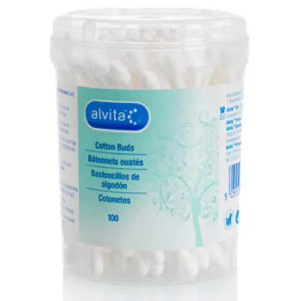 Alvita Cotton Buds Paper Stemmed – 100 Pack
