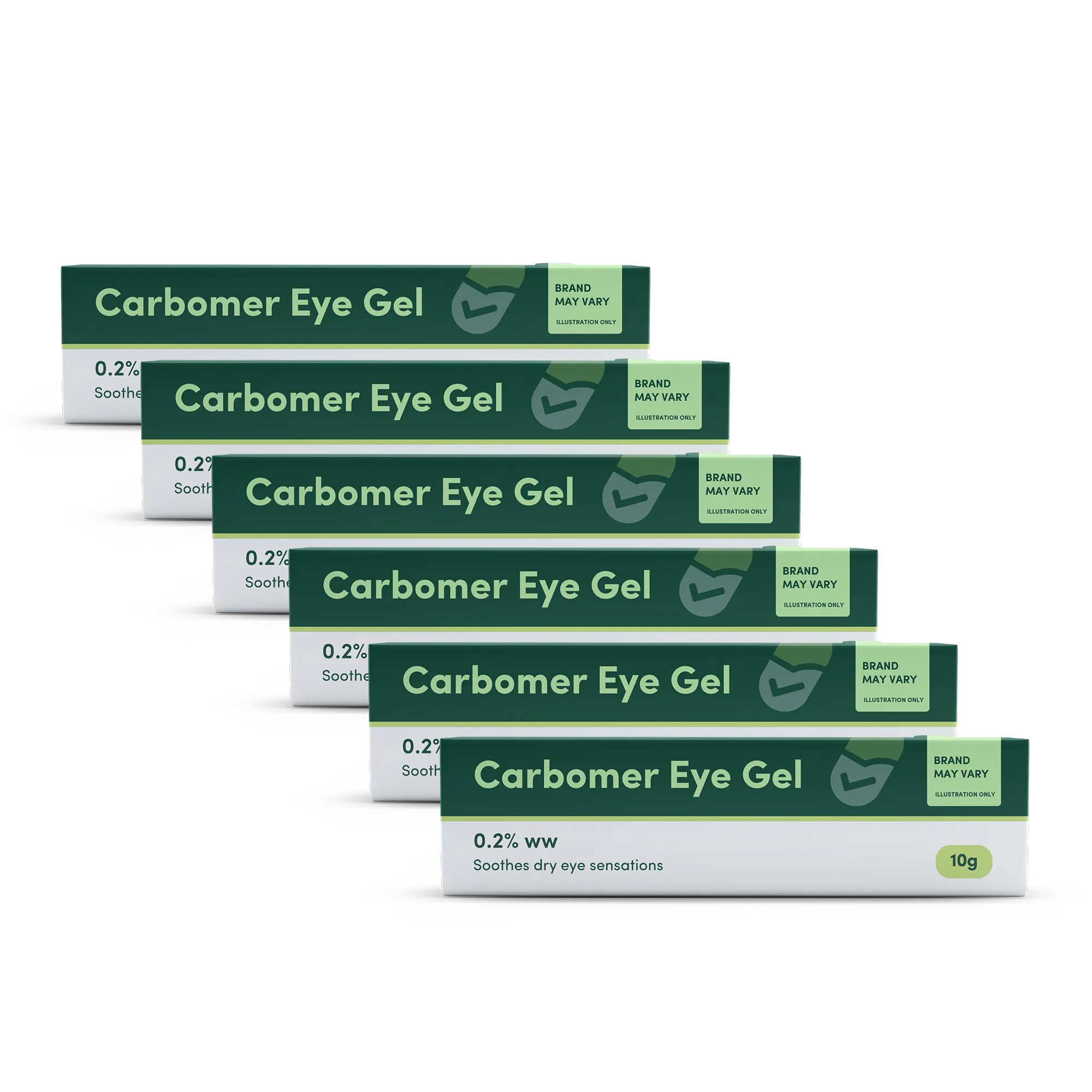 Carbomer Eye Gel 0.2% w/w – 10g (6 Pack)