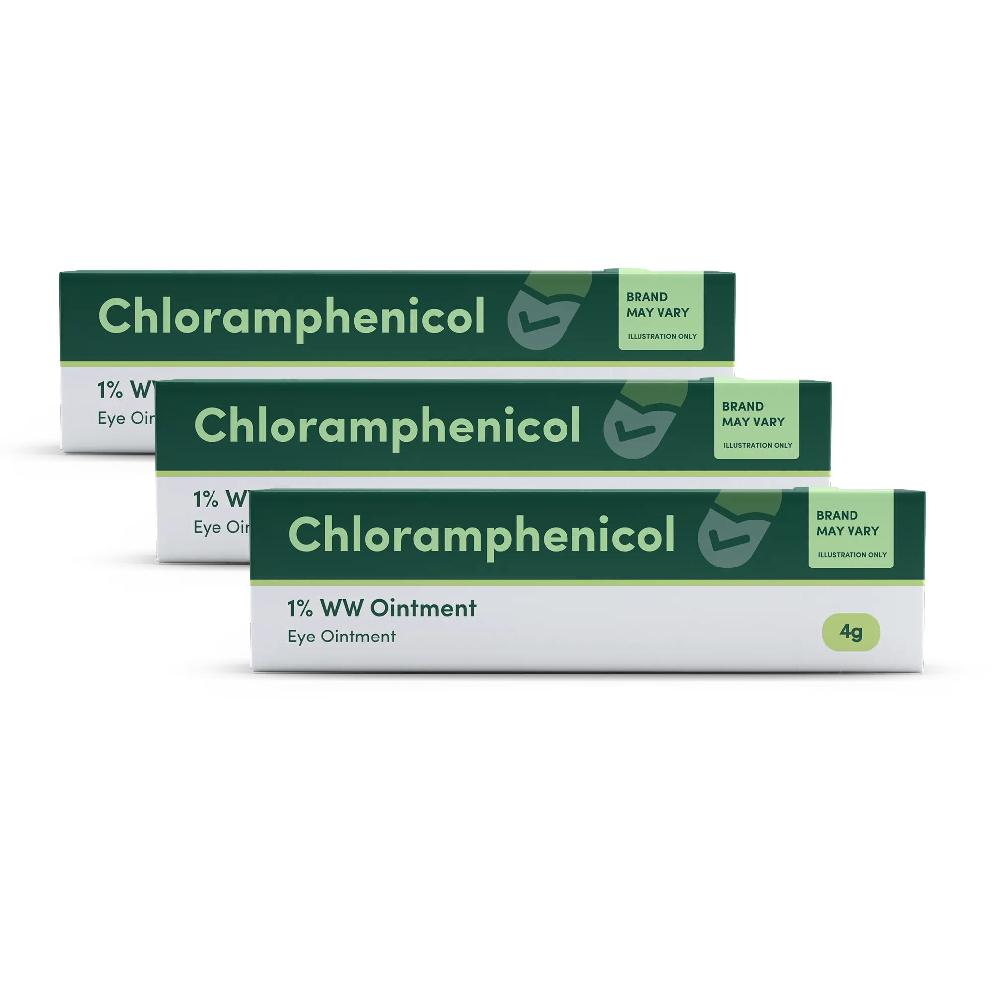 Chloramphenicol 1% Eye Ointment – 4g (3 Pack)
