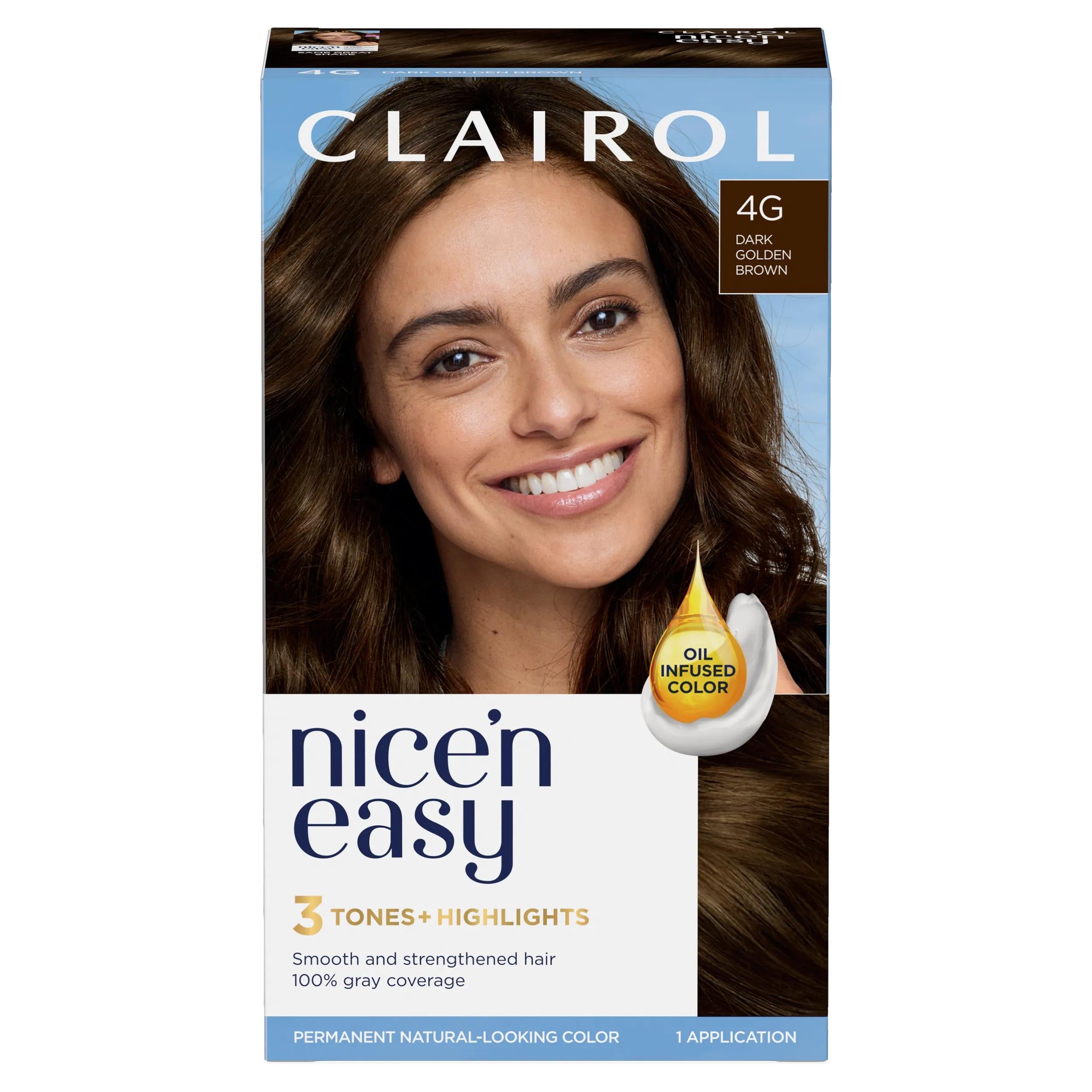 Clairol Nice ’n Easy Colour 4G Dark Golden Brown