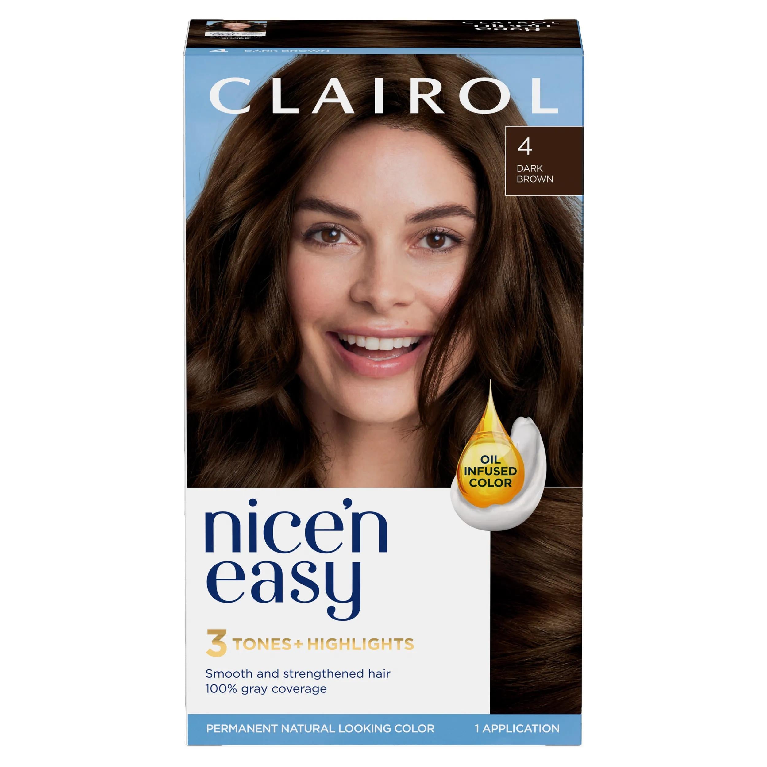Clairol Nice ’n Easy Colour 4 Dark Brown