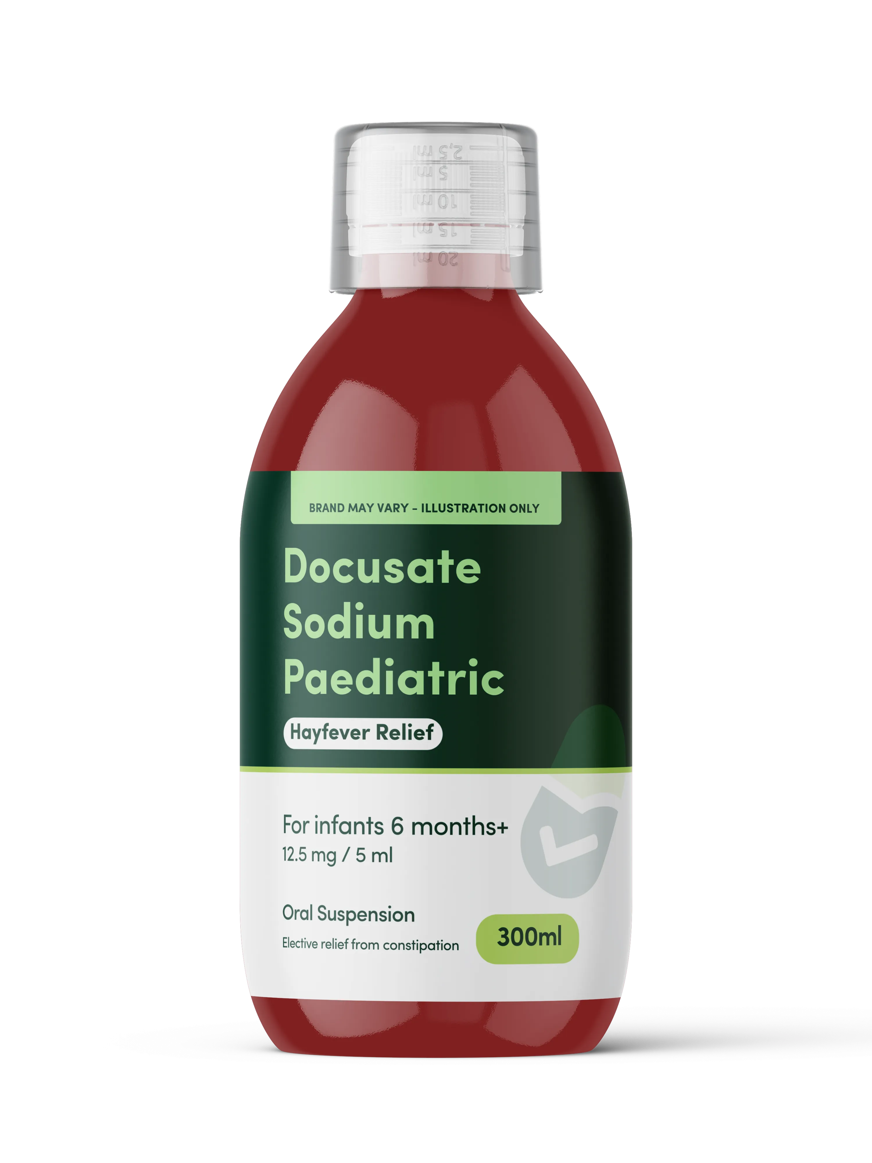 Docusate Sodium Paediatric Solution 12.5mg/5ml - 300ml