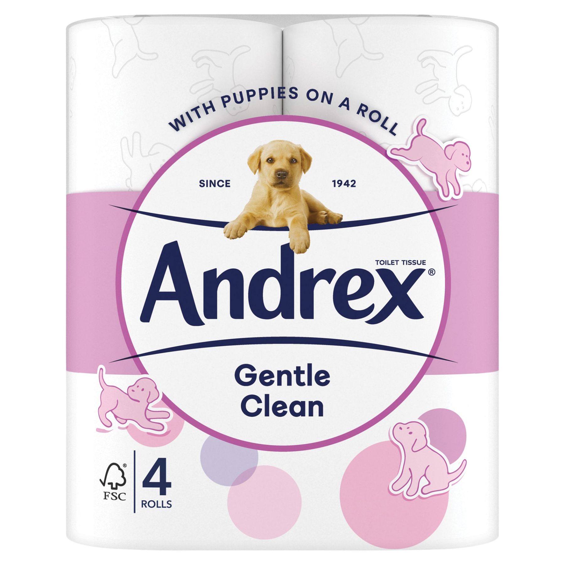 Andrex Gentle Clean Toilet Rolls – 4 Pack