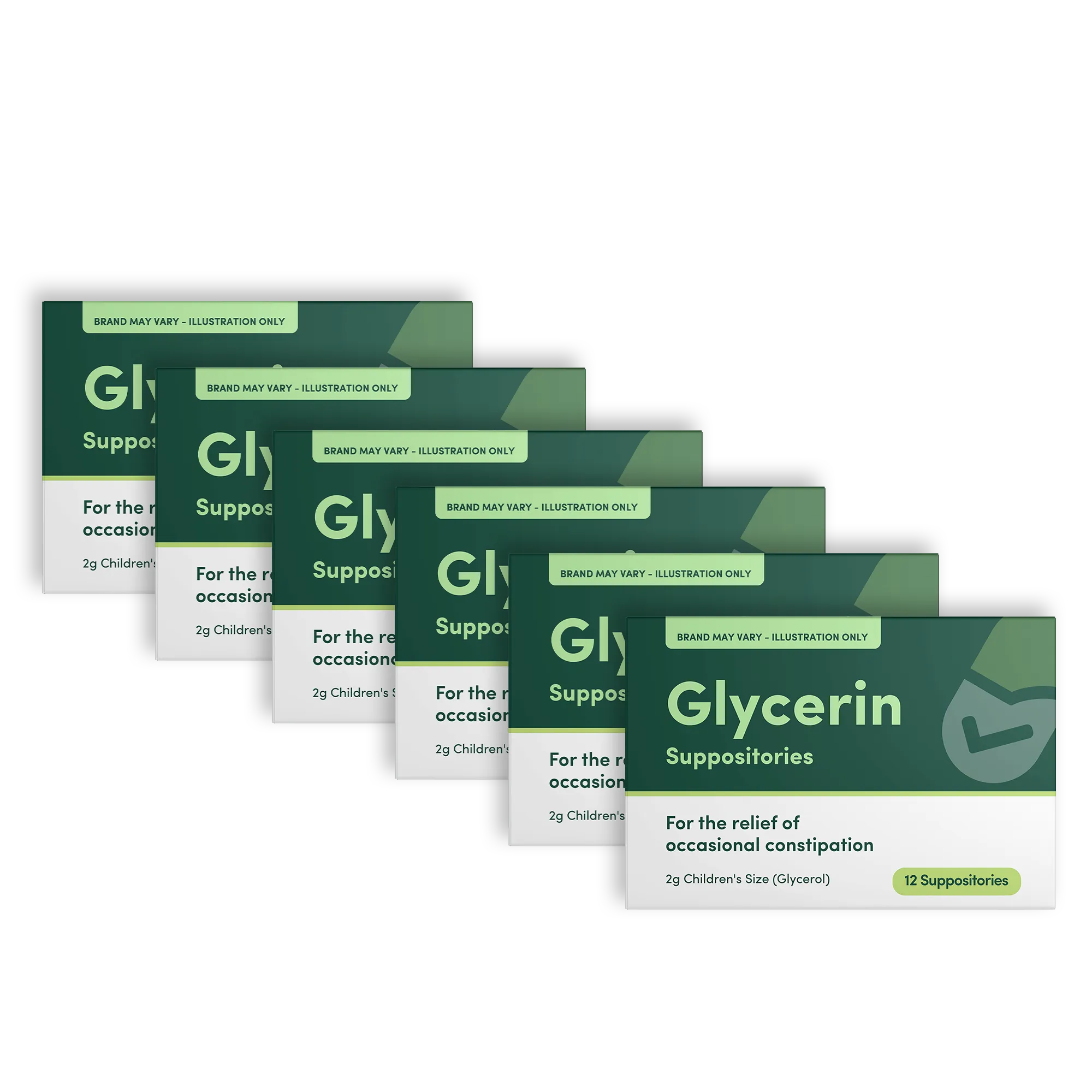 Glycerin 2g For Children – 12 Suppositories (6 Pack)