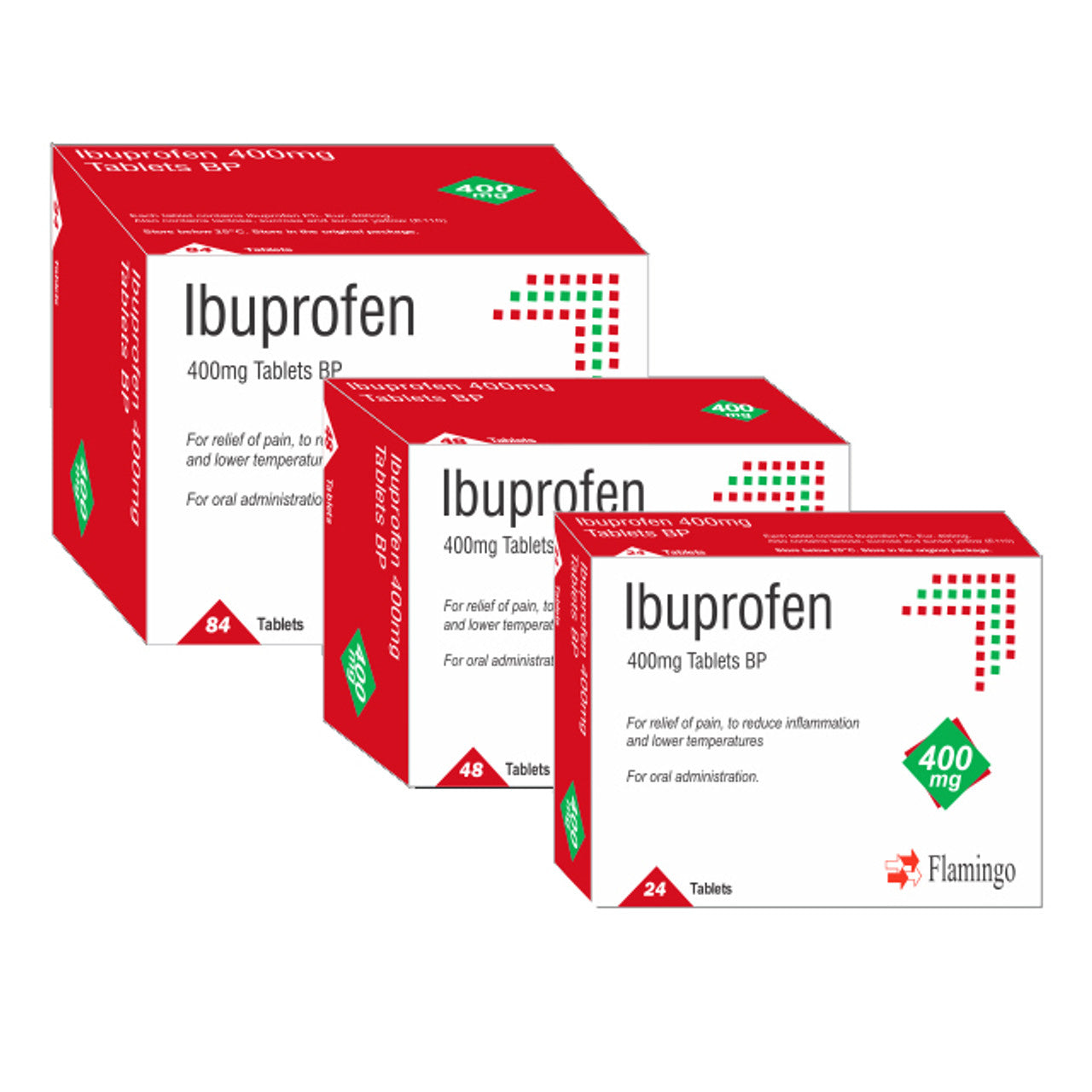 Care Ibuprofen Tablets 400mg - 48 Pack